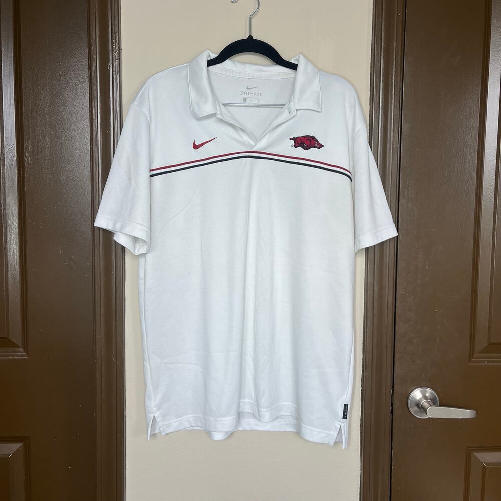Dri-FIT Arkansas Razorbacks On-Field Sideline Shirt Size L Sportswear Athletic